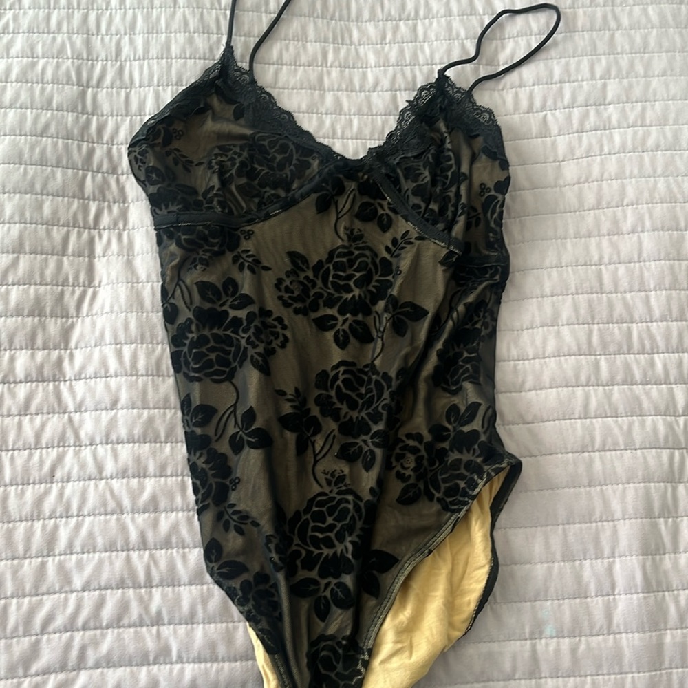 Black floral